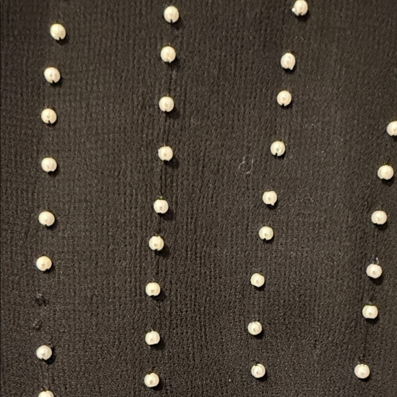 Reiss Black Studded Women's Blouse - Picture 3 of 6